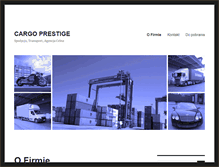 Tablet Screenshot of cargoprestige.com